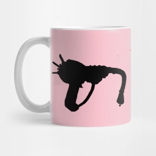 Zombie Pack-a-Punched Ray Gun on Soft Pink Mug